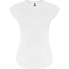 Camiseta Avus CA6658 Mujer Blanco personalizable con bordado, serigrafia y DTF | LogoLider