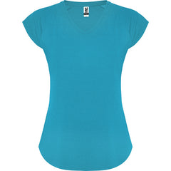 Camiseta Avus CA6658 Mujer Turquesa Vigore personalizable con bordado, serigrafia y DTF | LogoLider