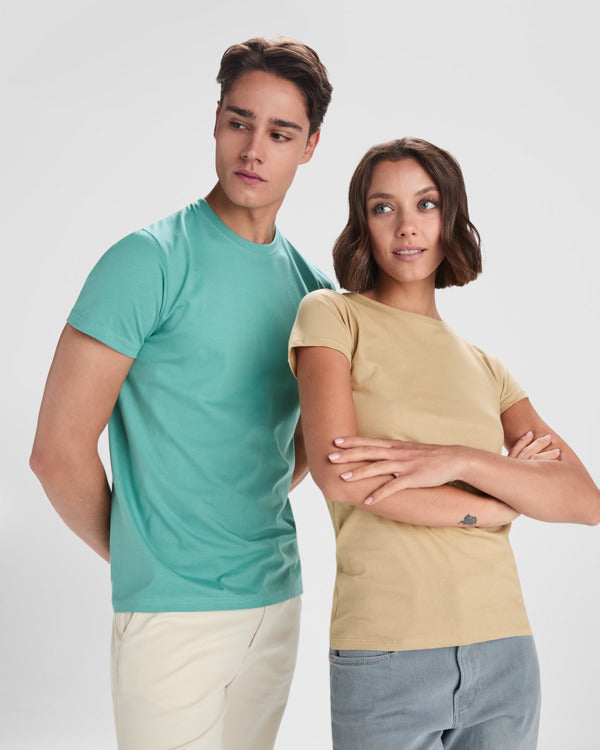 CAMISETAS STAFFORD CA6681 Hombre AZUL DUSTY detalle LogoLider