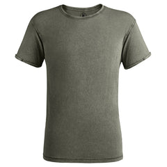 Camiseta Husky CA6689 Hombre Verde Militar Oscuro personalizable con bordado, serigrafia y DTF | LogoLider