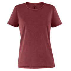 Camiseta Husky Woman CA6691 Mujer Granate personalizable con bordado, serigrafia y DTF | LogoLider