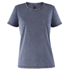Camiseta Husky Woman CA6691 Mujer Azul Denim personalizable con bordado, serigrafia y DTF | LogoLider