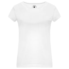 Camiseta Hawaii CA6692 Mujer Blanco personalizable con bordado, serigrafia y DTF | LogoLider