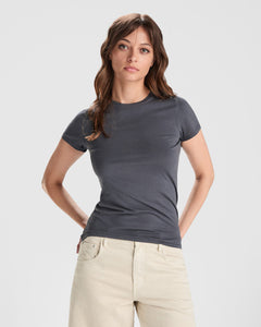 Camiseta Golden Woman CA6696 Mujer Blanco personalizable con bordado, serigrafia y DTF | LogoLider