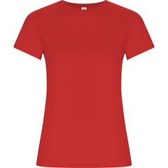 Camiseta Golden Woman CA6696 Mujer Rojo personalizable con bordado, serigrafia y DTF | LogoLider