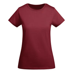 Camiseta Breda Woman CA6699 Mujer Granate personalizable con bordado, serigrafia y DTF | LogoLider