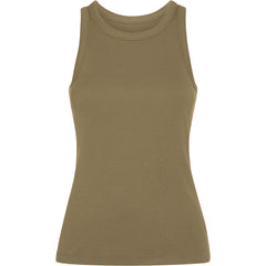 Camiseta Dribe CA6709 Mujer Verde Militar Oscuro personalizable con bordado, serigrafia y DTF | LogoLider