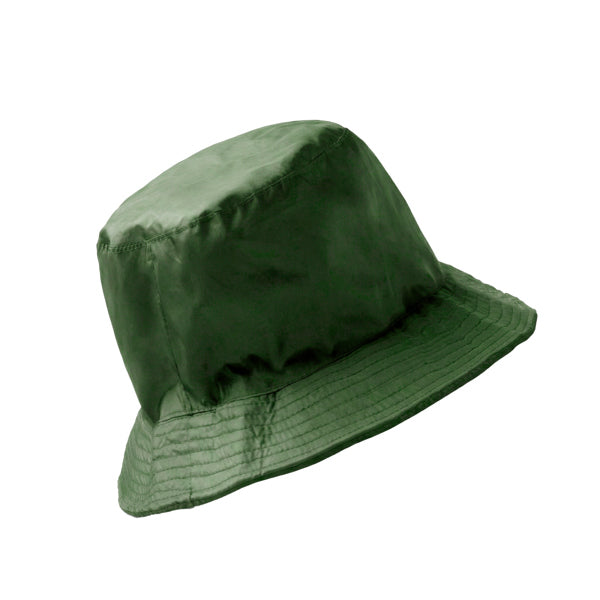 Detalle del gorro bob reversible polar e impermeable frosty en color verde militar