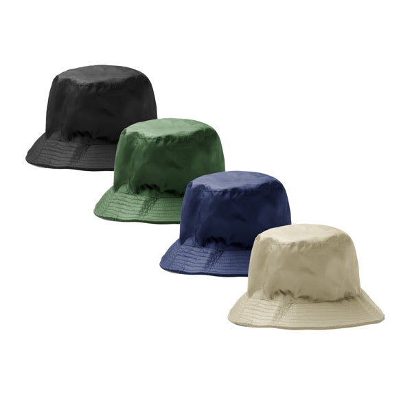 Detalle del gorro bob reversible polar e impermeable frosty en color verde militar