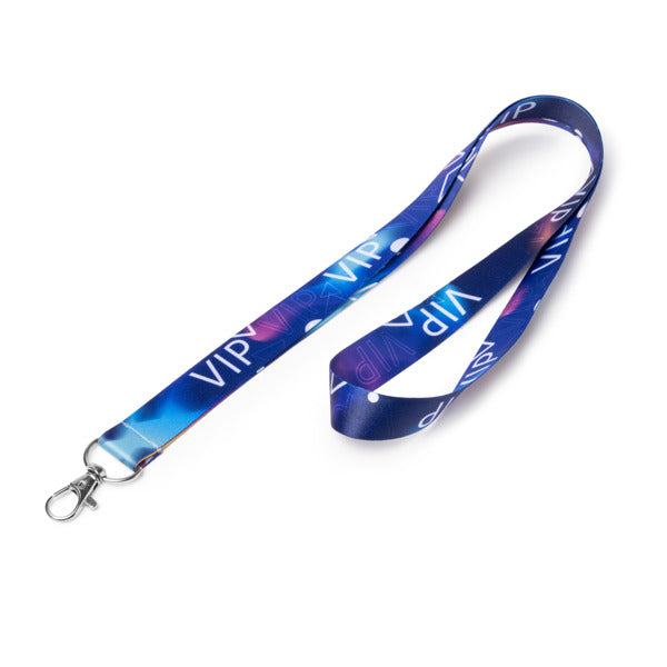 Lanyard sublimado de poliéster con mosquetón Elvis LY7049