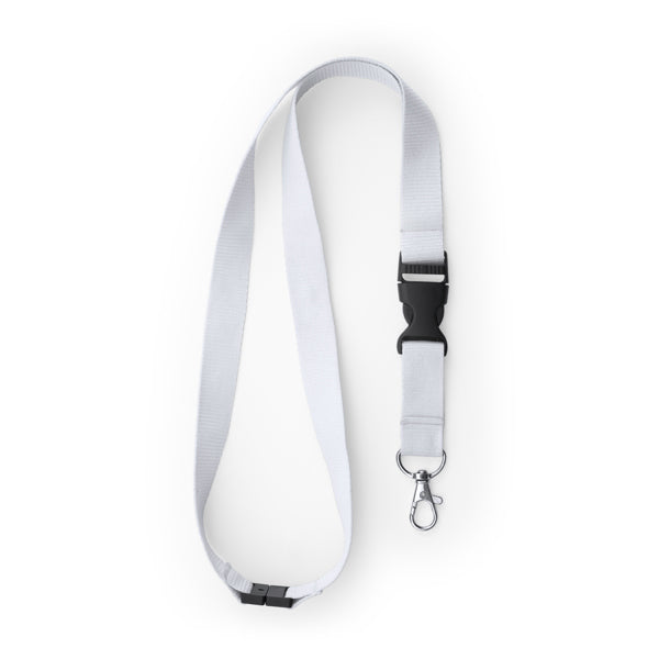 Lanyards GUEST LY7054 Blanco personalizable con tu logo | LogoLider