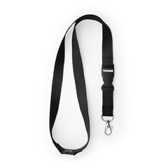 Lanyards GUEST LY7054 Negro personalizable con tu logo | LogoLider