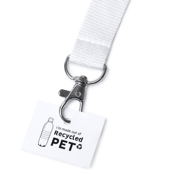 LANYARDS ECOHOST LY7055 BLANCO detalle LogoLider