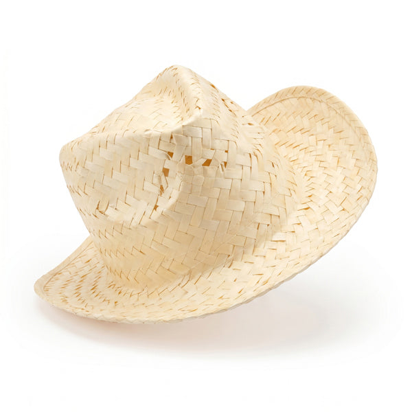 Sombrero de paja de ala amplia Halley
