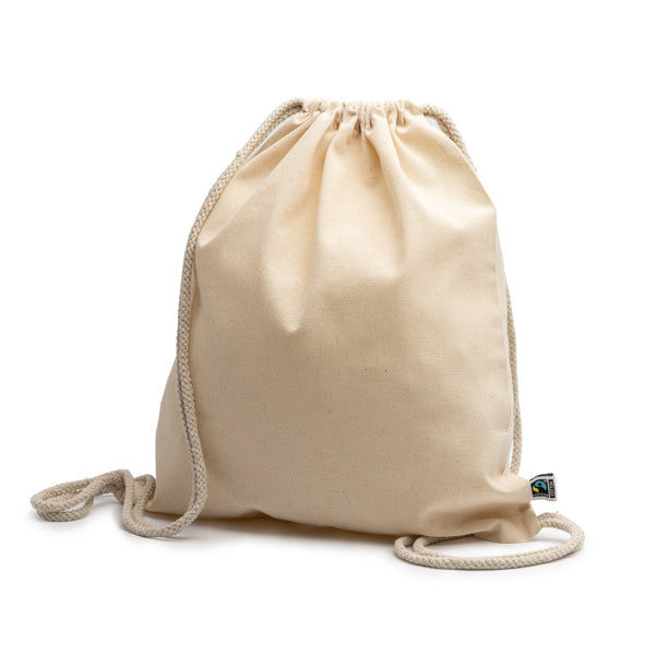 Mochila de cuerdas de algodón Fairtrade Barone