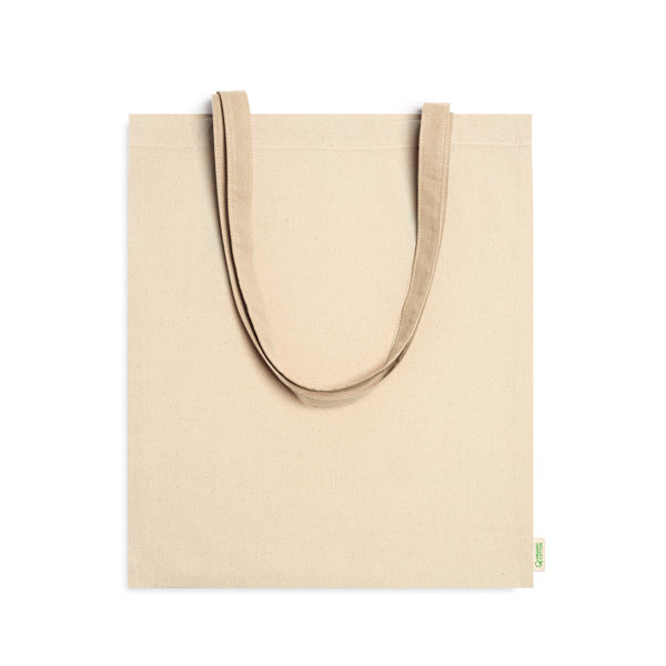 Bolsa de algodón orgánico de 120 g Berna personalizada con logo de empresa