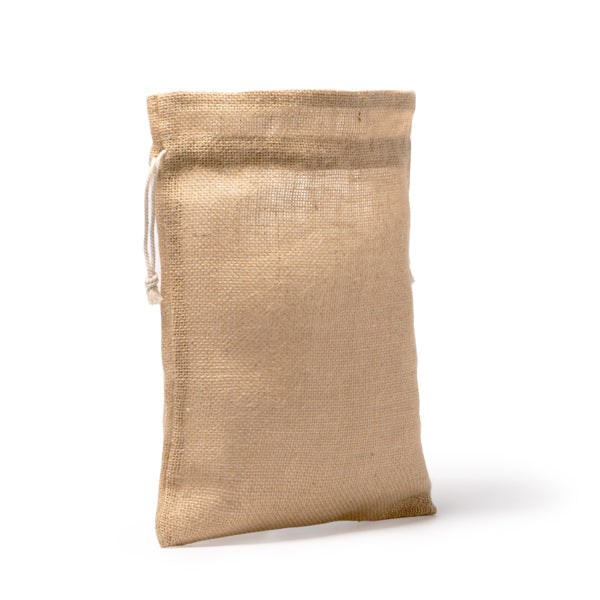 Bolsa tipo saco de yute natural Flay
