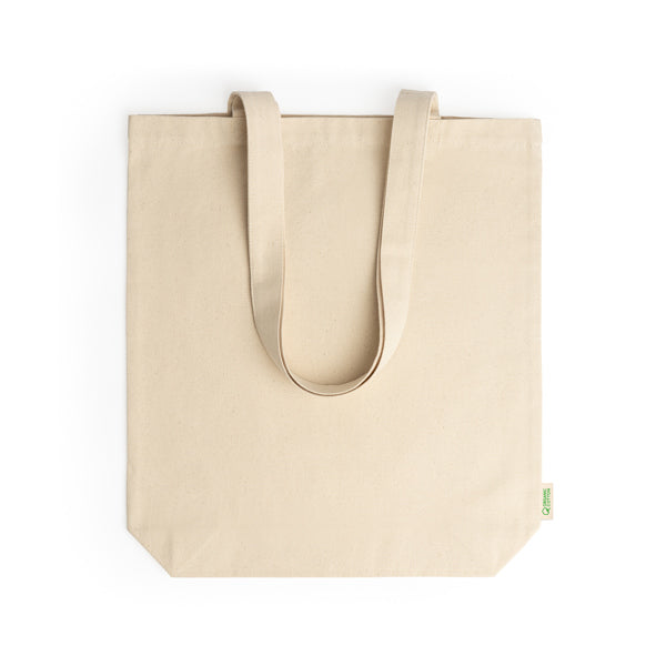 Bolsa de algodón orgánico de 280 g Kensal personalizada con logo de empresa