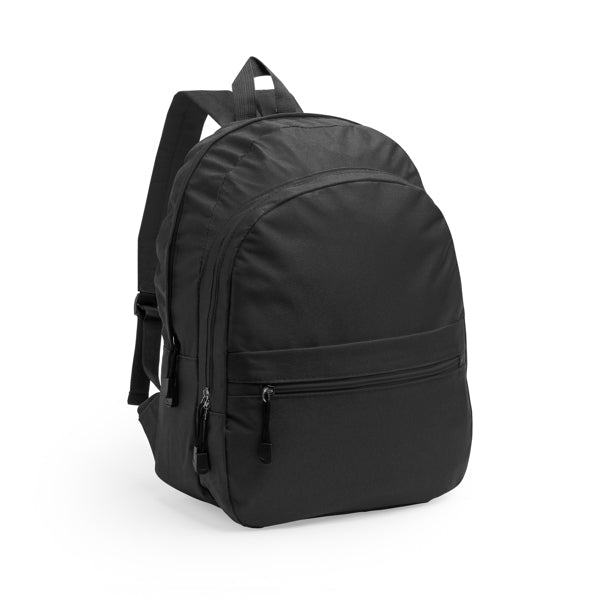 Mochila de poliéster de dos compartimentos Wilde personalizada con logo de empresa