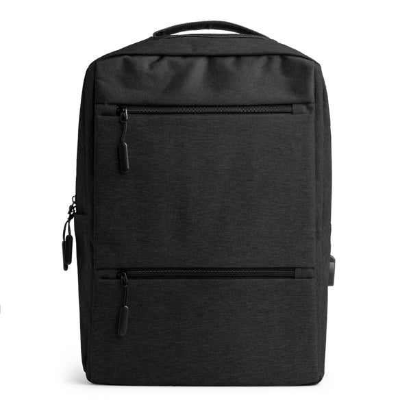 Mochila NARVIK MO7177 Negro personalizable con tu logo | LogoLider