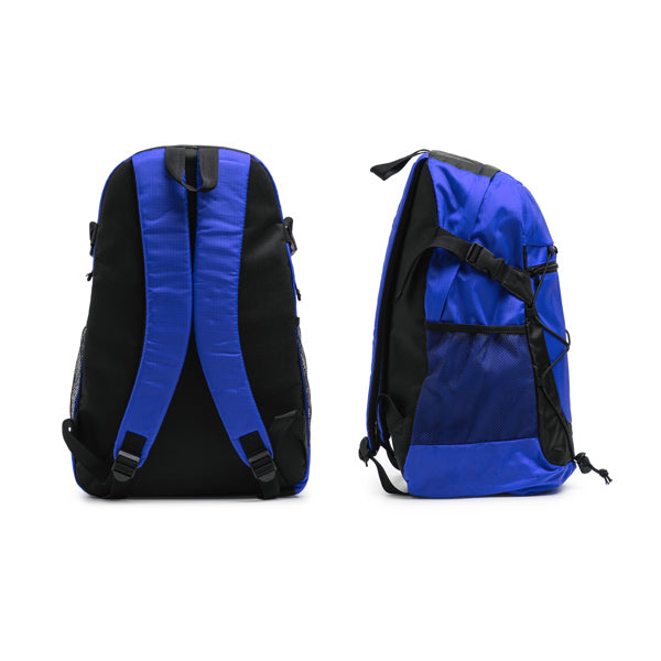 Detalle de la mochila deportiva de nylon ripstop otawa en color royal