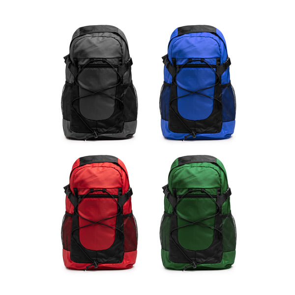 Detalle de la mochila deportiva de nylon ripstop otawa en color royal