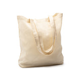 Bolsa plegable de algodón con base de yute Raku
