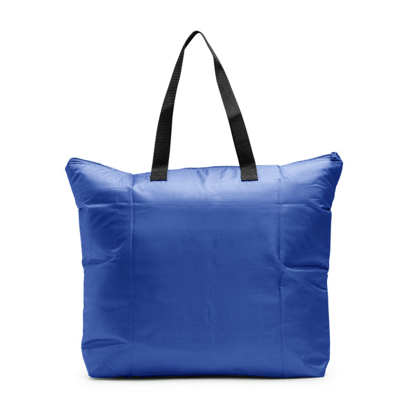 Detalle de la bolsa nevera plegable isotermica lubin en color royal