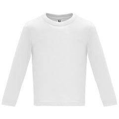 Camiseta Baby L/S CA7203 Unisex Blanco personalizable con bordado, serigrafia y DTF | LogoLider