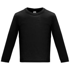 Camiseta Baby L/S CA7203 Unisex Negro personalizable con bordado, serigrafia y DTF | LogoLider