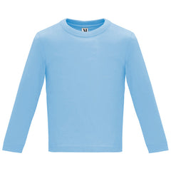 Camiseta Baby L/S CA7203 Unisex Celeste personalizable con bordado, serigrafia y DTF | LogoLider