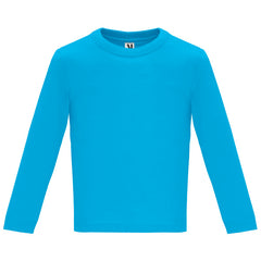 Camiseta Baby L/S CA7203 Unisex Turquesa personalizable con bordado, serigrafia y DTF | LogoLider
