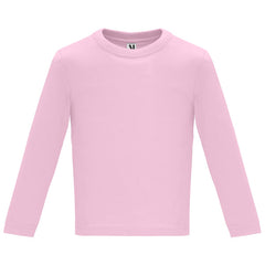 Camiseta Baby L/S CA7203 Unisex Rosa Claro personalizable con bordado, serigrafia y DTF | LogoLider