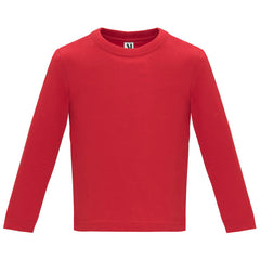 Camiseta Baby L/S CA7203 Unisex Rojo personalizable con bordado, serigrafia y DTF | LogoLider