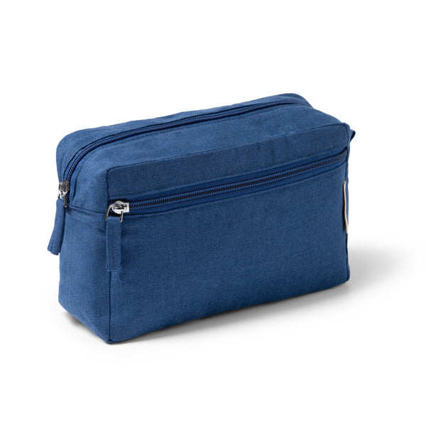Neceser de cáñamo con bolsillo frontal Prado NE7499