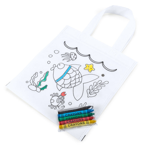 Bolsa infantil para colorear con ceras Azor