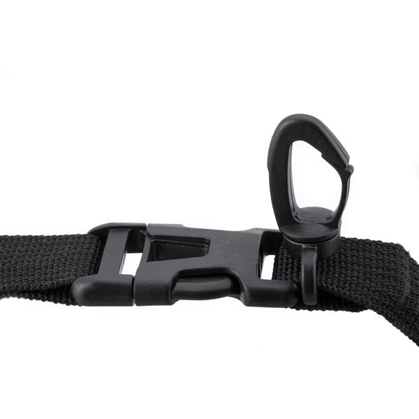 Detalle de la bolsa impermeable estanca de 8,5 litros monje en color blanco