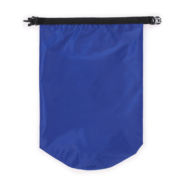 Detalle de la bolsa impermeable estanca de 15 litros manati en color royal