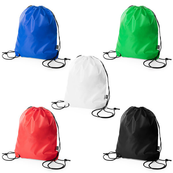 Detalle de la mochila de cuerdas de rpet larus en color royal