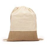 Mochila de cuerdas de algodón y yute Wilkes