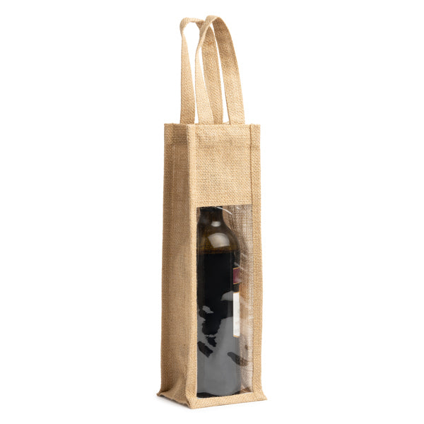 Bolsa de yute laminado con ventana Nimba