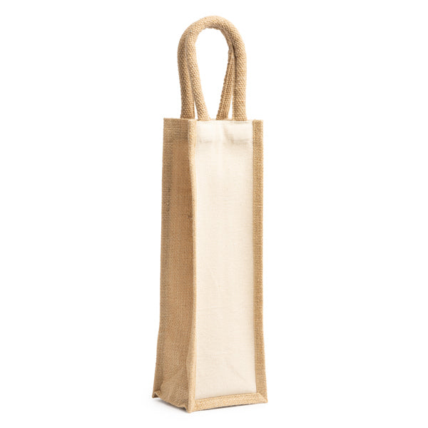 Bolsa de yute laminado para botellas Belona