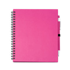 Libreta LEYNAX NB7994 Fucsia personalizable con tu logo | LogoLider