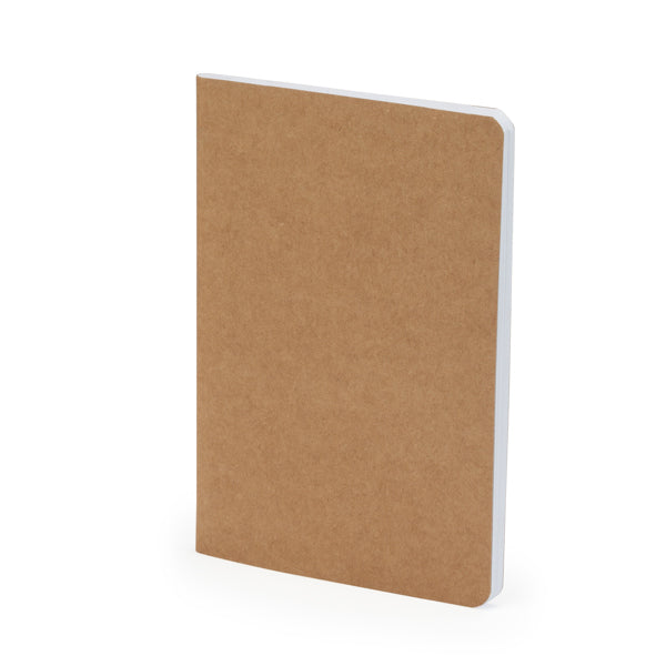 Libreta A6 economica de carton reciclado personalizada con logo de empresa