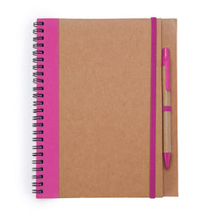 Libreta ALANI NB8073 Fucsia personalizable con tu logo | LogoLider