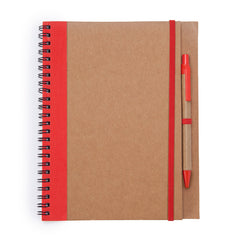 Libreta ALANI NB8073 Rojo personalizable con tu logo | LogoLider