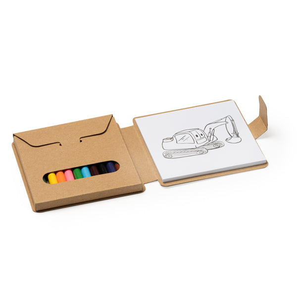 Set infantil para colorear de 12 lapices Pyrus personalizado