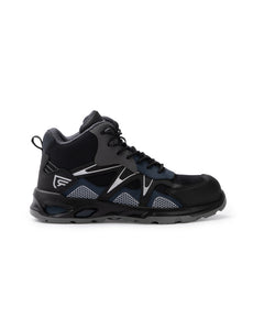 Zapato laboral Giskan ZL8381 Unisex Negro/Marino personalizable con bordado, serigrafia y DTF | LogoLider