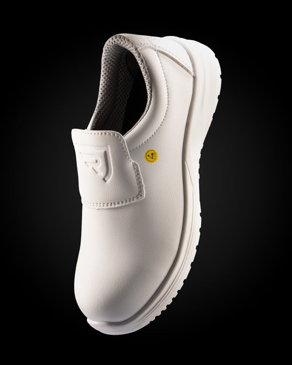Zapato laboral Salt ZL8386 Unisex Blanco personalizable con bordado, serigrafia y DTF | LogoLider