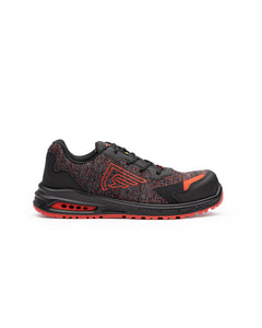 Zapato laboral Ruby ZL8395 Unisex Negro/Rojo Melange/Rojo Laboral personalizable con bordado, serigrafia y DTF | LogoLider